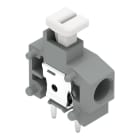 WAGO - Anreihbare Leiterplattenklemme, Drücker, 1,5mm², dunkelgrau