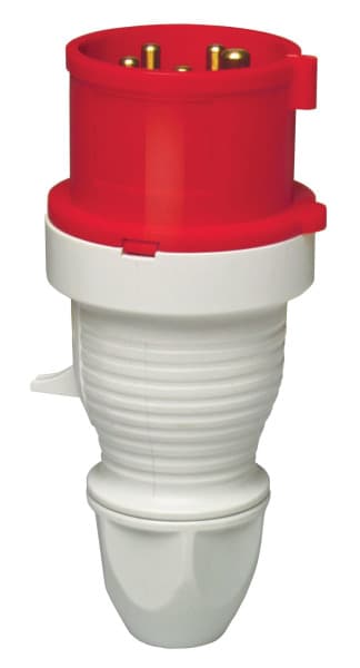 WALTHER - CEE-Stecker 5P 16A 6h gerade 400V IP44