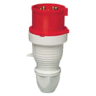 WALTHER - CEE-Stecker 5P 16A 6h gerade 400V IP44