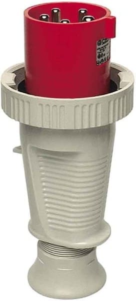 WALTHER - CEE-Stecker 5P 125A 6h gerade 400V IP67