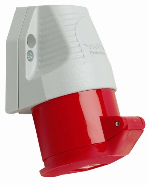 WALTHER - Wandsteckdose 16A 5P 400V 6H I
