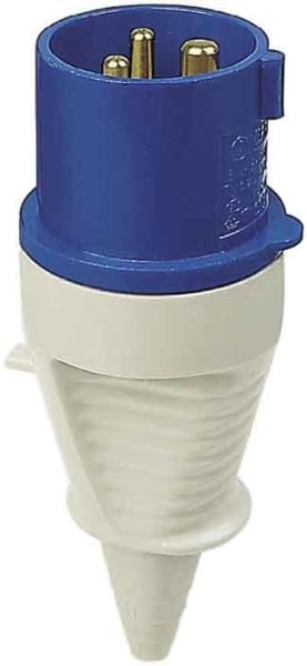 WALTHER - CEE-Stecker 3P 16A 6h gerade 230V IP44