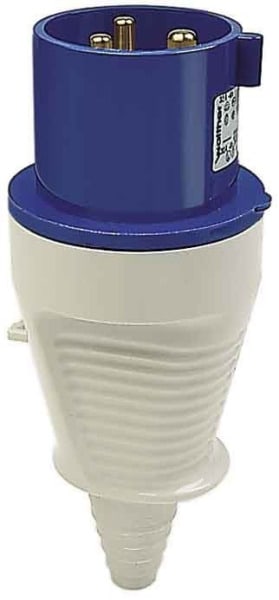 WALTHER - CEE-Stecker 3P 32A 6h gerade 230V IP44