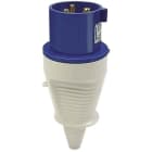 WALTHER - CEE-Stecker 3P 32A 6h gerade 230V IP44
