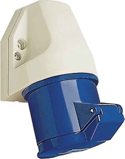WALTHER - Wandsteckdose 16A 3P 230V 6H I