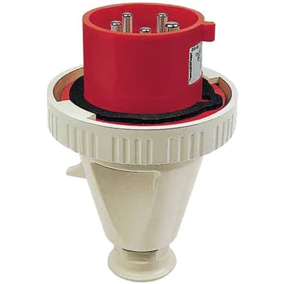 WALTHER - CEE-Stecker 5P 16A 6h gerade 400V IP67