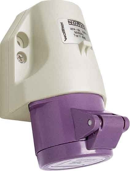 WALTHER - Norvo Wandsteckdose 16A 2P 42V