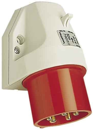 WALTHER - Wandgeraetestecker 16A 4P 400V