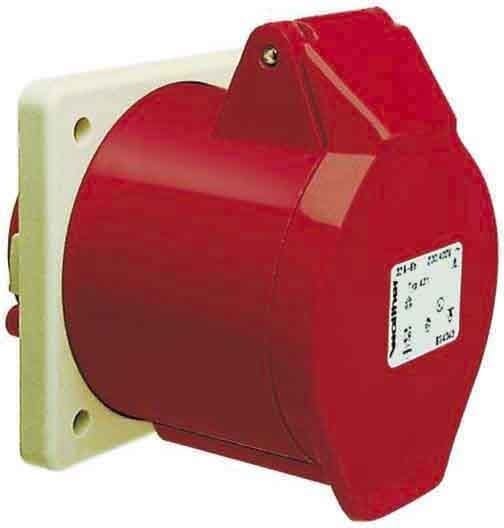 WALTHER - Anbaudose gerade 32A 5P 110V 4