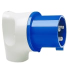 WALTHER - CEE-Winkelstecker 3P 32A 6h schräg 230V IP44 Mondo