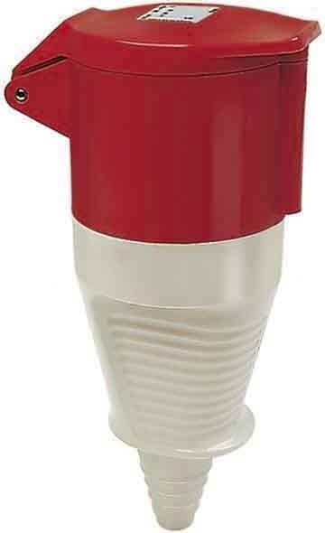 WALTHER - CEE-Kupplung 7P 16A 6h gerade 400V IP44