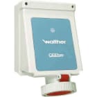 WALTHER - Wandsteckdose 63A 4P >50-500V