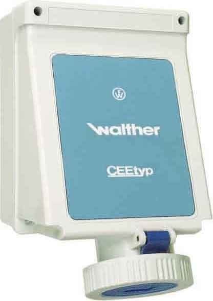 WALTHER - Wandsteckdose 63A 3P 110V 4H I