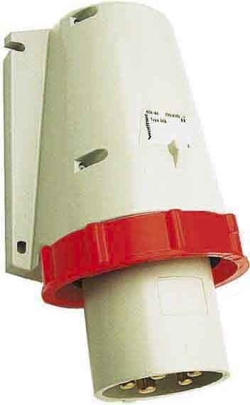 WALTHER - Wandgeraetestecker 63A 3P 110V