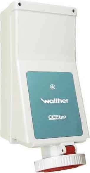 WALTHER - Wandsteckdose 125A 4P >50-500V