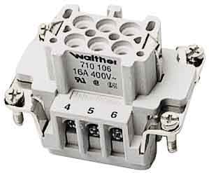 WALTHER - Buchseneinsatz B6 0,5-2,5Qmm
