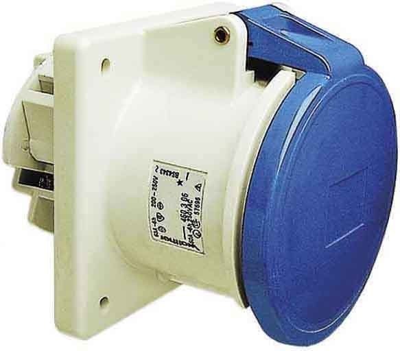 WALTHER - Anbaudose gerade 63A 3P 110V 4