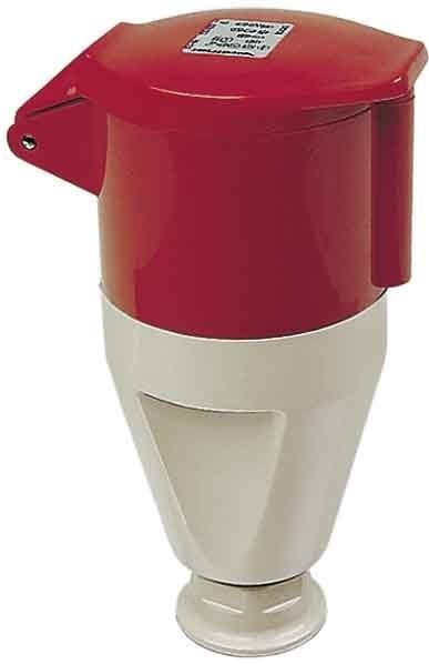 WALTHER - CEE-Kupplung 5P 32A 6h gerade 400V IP44