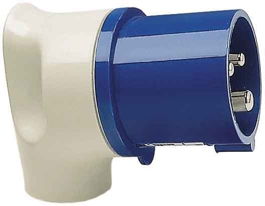 WALTHER - CEE-Winkelstecker 3P 16A 6h schräg 230V IP44 Mondo