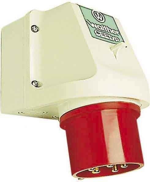WALTHER - Wandgeraetestecker 32A 3P 230V