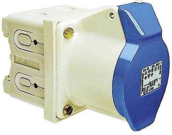 WALTHER - Anbaudose gerade 32A 3P 230V 6