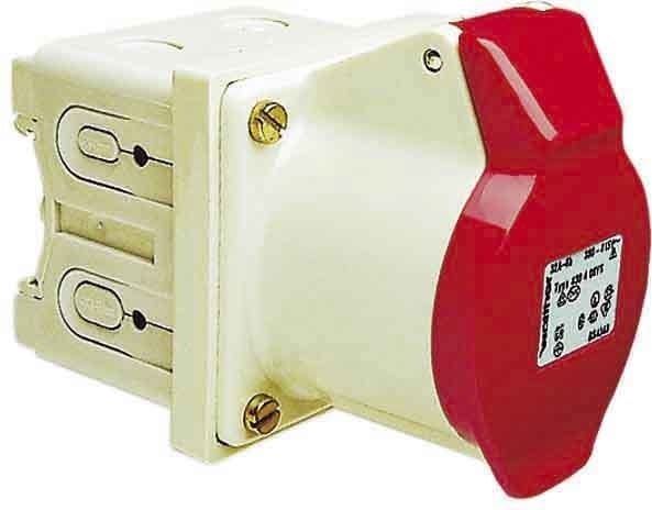 WALTHER - Anbaudose gerade 32A 4P 400V 6