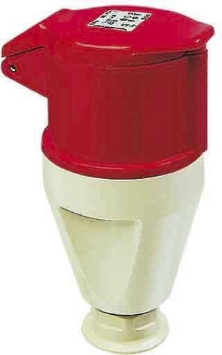 WALTHER - CEE-Kupplung 4P 16A 6h gerade 400V IP44
