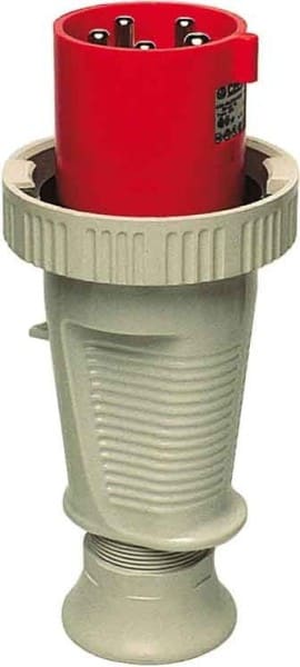 WALTHER - CEE-Stecker 4P 63A 10h gerade 50-500V(100-300Hz) IP67