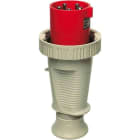 WALTHER - CEE-Stecker 4P 63A 9h gerade 230V IP67