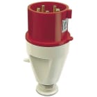 WALTHER - CEE-Stecker 3P 32A 9h gerade 400V IP44