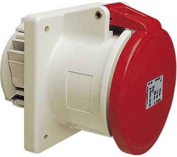 WALTHER - Anbaudose gerade 63A 5P 400V 6