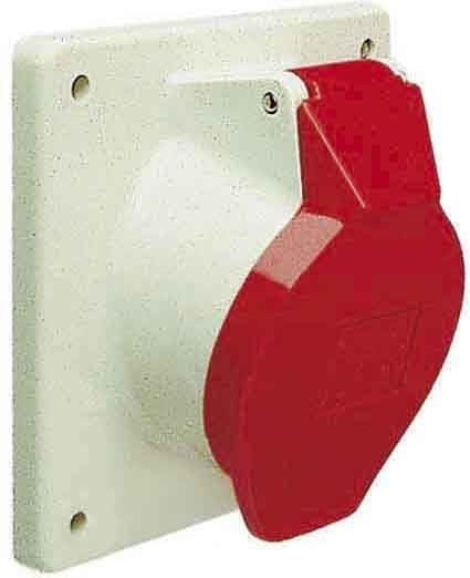 WALTHER - Anbaudose schraeg 32A 5P 110V 4