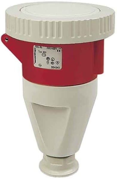 WALTHER - CEE-Kupplung 4P 125A 7h gerade 500V IP67