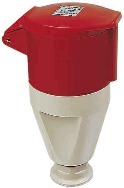 WALTHER - CEE-Kupplung 5P 63A 9h gerade 230V IP44