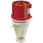 WALTHER - CEE-Stecker/Phasenwender 5P 32A 6h gerade 400V IP44