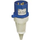 WALTHER - CEE-Stecker 3P 16A 9h gerade 400V IP44