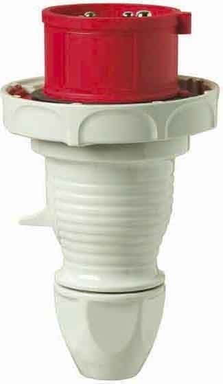 WALTHER - CEE-Stecker 3P 16A 9h gerade 400V IP67