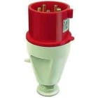 WALTHER - CEE-Stecker 4P 16A 6h gerade 400V IP44