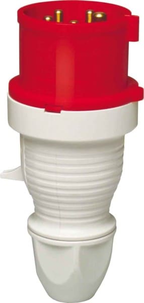 WALTHER - CEE-Stecker 4P 32A 9h gerade 230V IP44