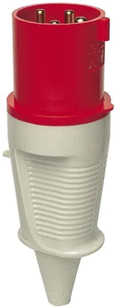WALTHER - CEE-Stecker 4P 63A 6h gerade 400V IP44