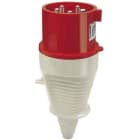 WALTHER - CEE-Stecker 5P 32A 6h gerade 400V IP44