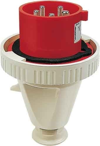 WALTHER - CEE-Stecker 5P 125A 6h gerade 400V IP67