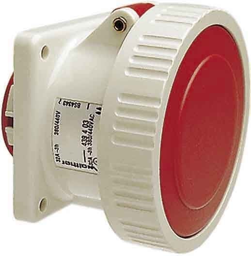 WALTHER - Anbaudose gerade 32A 4P 400-44