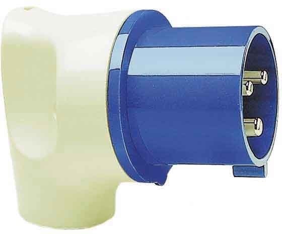 WALTHER - CEE-Winkelstecker 3P 32A 9h schräg 400V IP44 Mondo