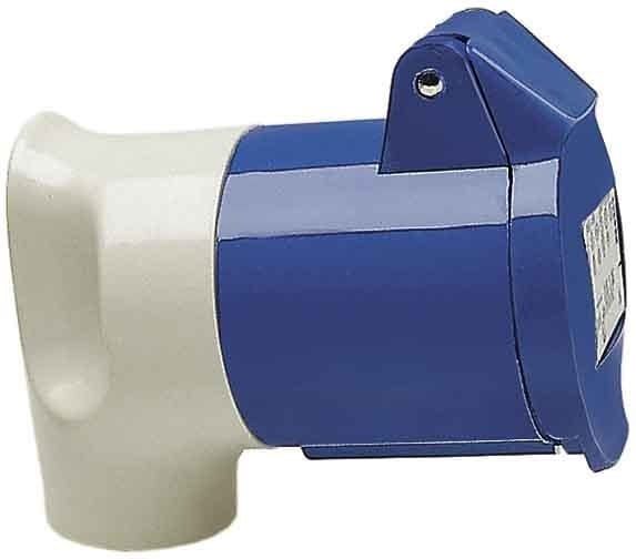 WALTHER - CEE-Winkelkupplung 3P 16A 4h schräg 110V IP44