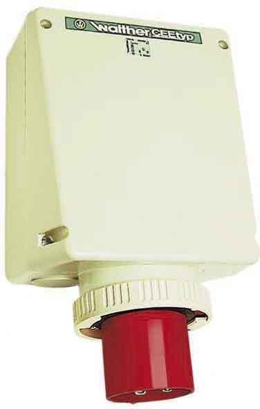 WALTHER - Wandgeraetestecker 125A 4P 110V