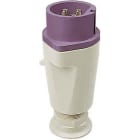 WALTHER - CEE-Stecker 2P 32A gerade 20-25V IP44