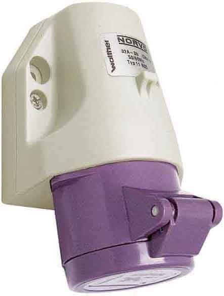 WALTHER - Norvo Wandsteckdose 16A 2P 42V