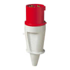 WALTHER - CEE-Stecker 63A 4P 7H 500V IP44 mit Kabelknickschutz