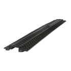 WALTHER - Kabelbrücke 1K gerade Vollgummi, schwarz LxBxH: 1000 x 130 x 20 mm Belastbarkeit bis 200kg